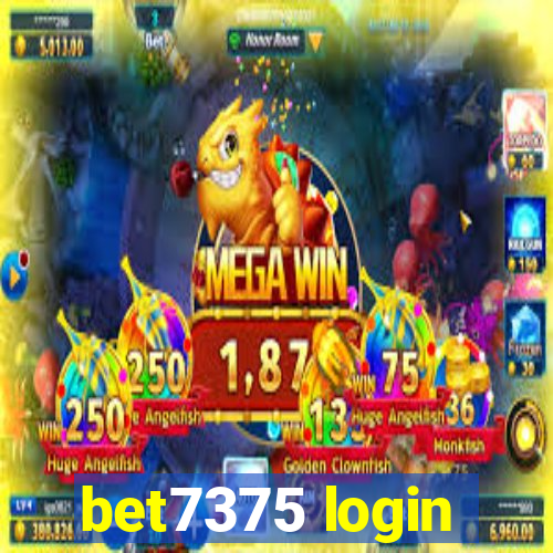 bet7375 login
